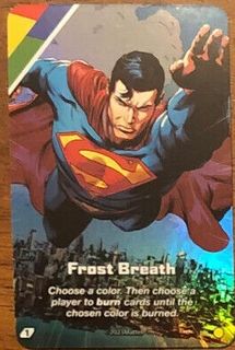 UNO Ultimate: Superman – Frost Breath Foil Chase Card