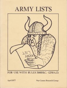 Army Lists 3000BC - 1250AD