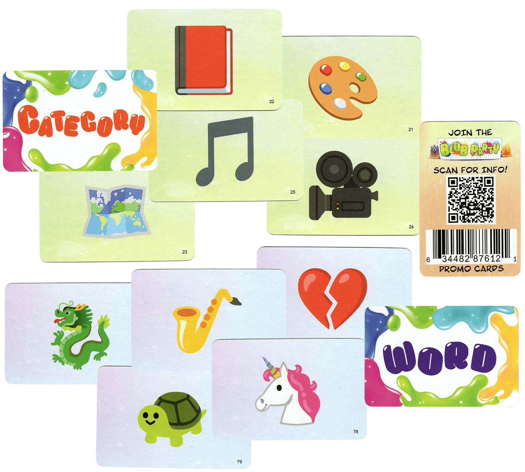 Blob Party: Picture Promo Cards