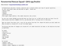 RPG Item: Paranormal Rescue Squad