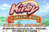 Video Game: Kirby & the Amazing Mirror