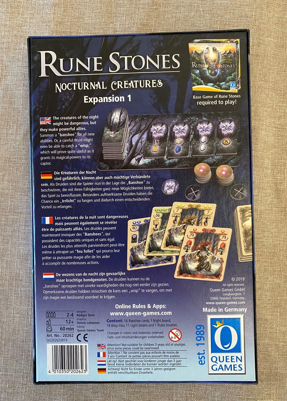 Rune Stones Nocturnal Creatures Image Boardgamegeek