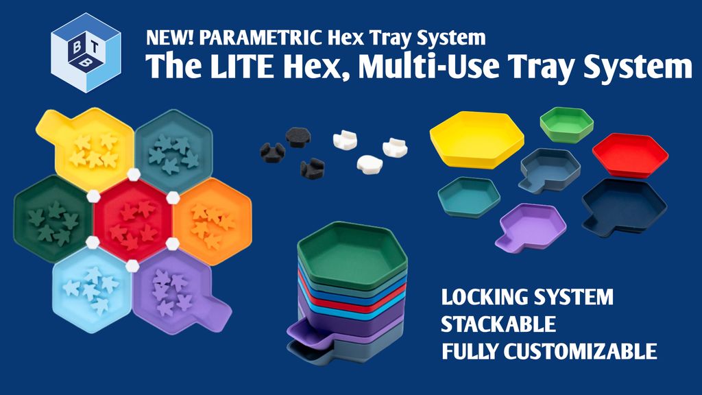 New PARAMETRIC Hex Tray System!