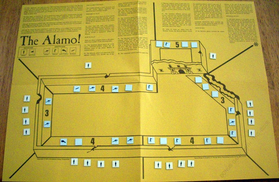 SEALED SPI Decision Games The Alamo Historical Strategy Board Game