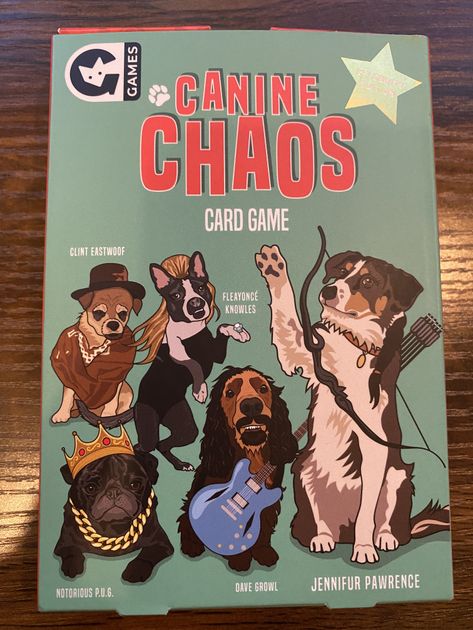 Canine Chaos Card Game 