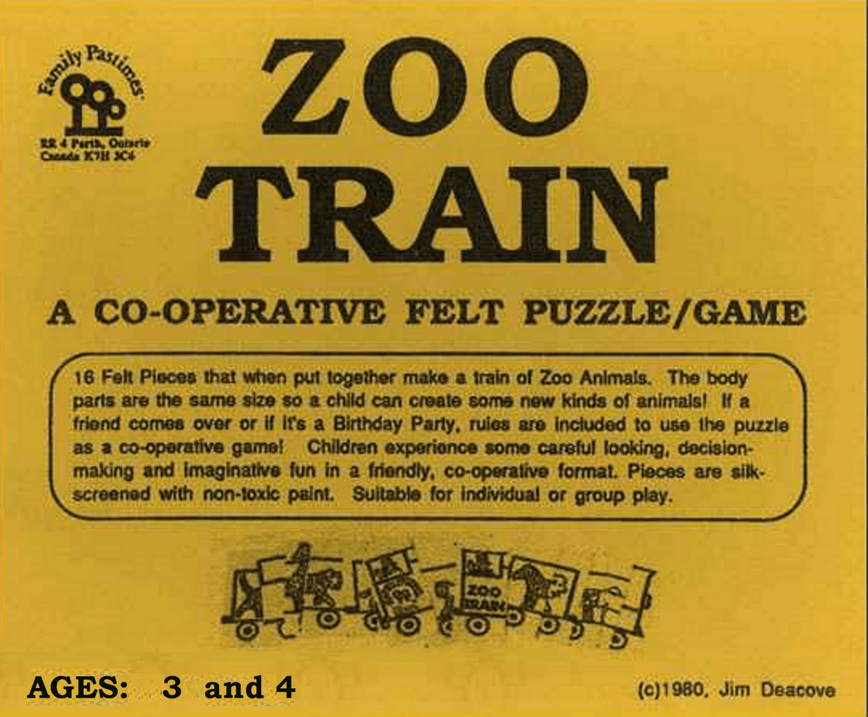 Zoo Train box art