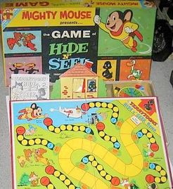 Mighty Mouse Game Of Hide N Seek Board Game Boardgamegeek