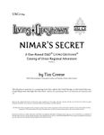 RPG Item: URC2-04: Nimar's Secret