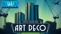 Video Game: Cities:  Skylines – Art Deco