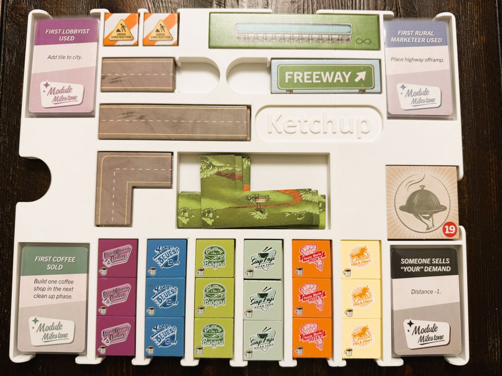 food chain magnate card sleeves Food Chain Magnate +Ketchup Mechanism" Compatible Sleeve Bundle (8807   sleevekings