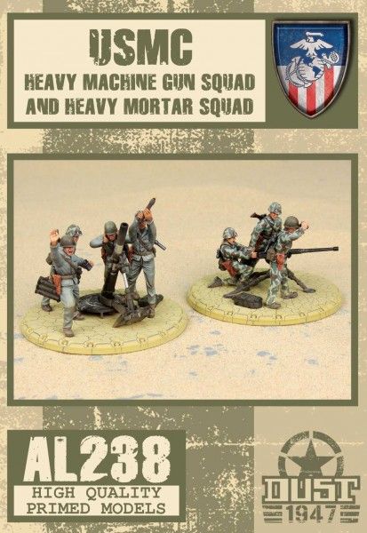 Dust 1947: USMC Heavy Machine Gun Squad and Heavy Mortar Squad