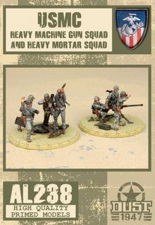 Dust 1947: USMC Heavy Machine Gun Squad and Heavy Mortar Squad