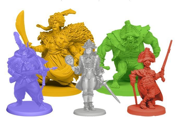 Rum & Bones: Second Tide – League of Extraordinary Pirates Hero Pack