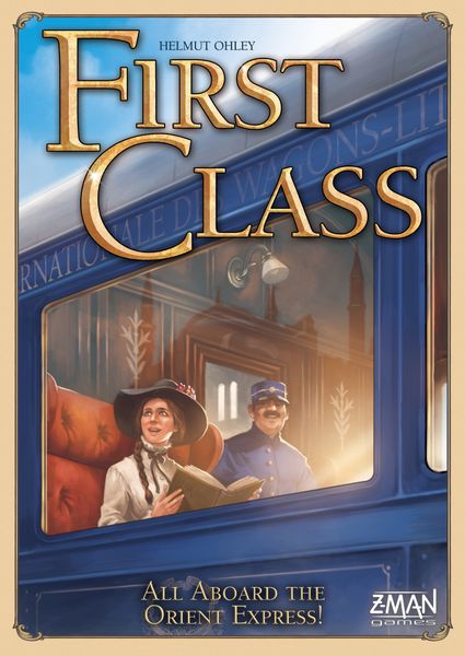 First Class, Z-Man Games, 2017 — front cover (image provided by the publisher)