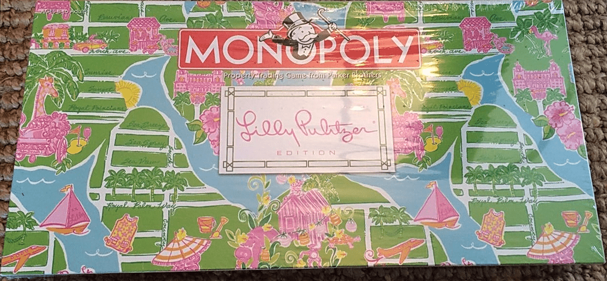 Monopoly: Lilly Pulitzer Edition cover art