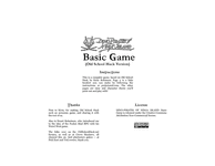 RPG Item: Dino-Pirates of Ninja Island Basic Game (Old School hack version)