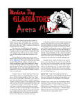 RPG Item: Modern Day Gladiators: Arena Match