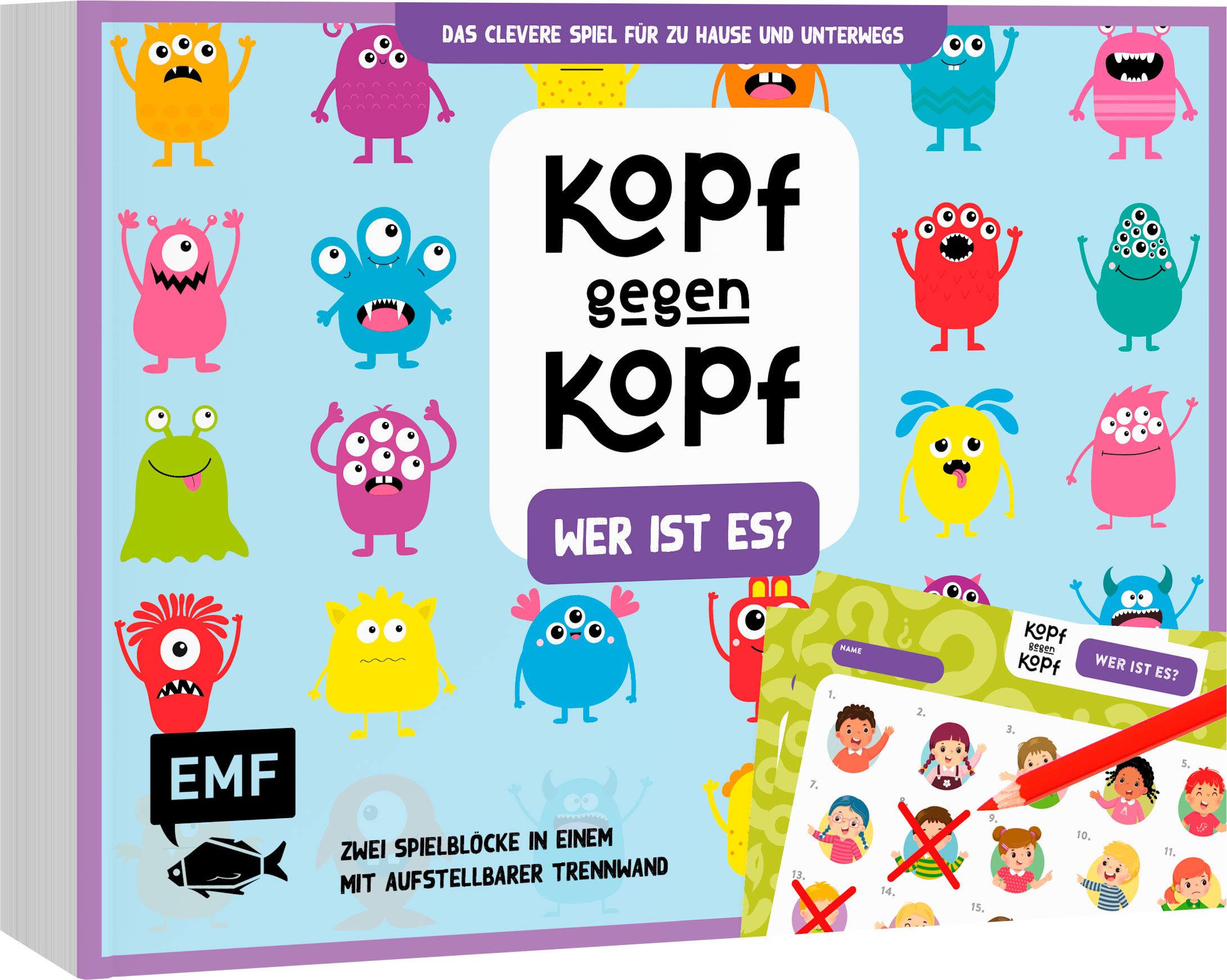 Der ultimative Spielblock: Kopf gegen Kopf – Wer ist es?