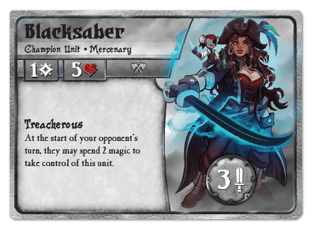 Summoner Wars (Second Edition): Blacksaber Promo Card