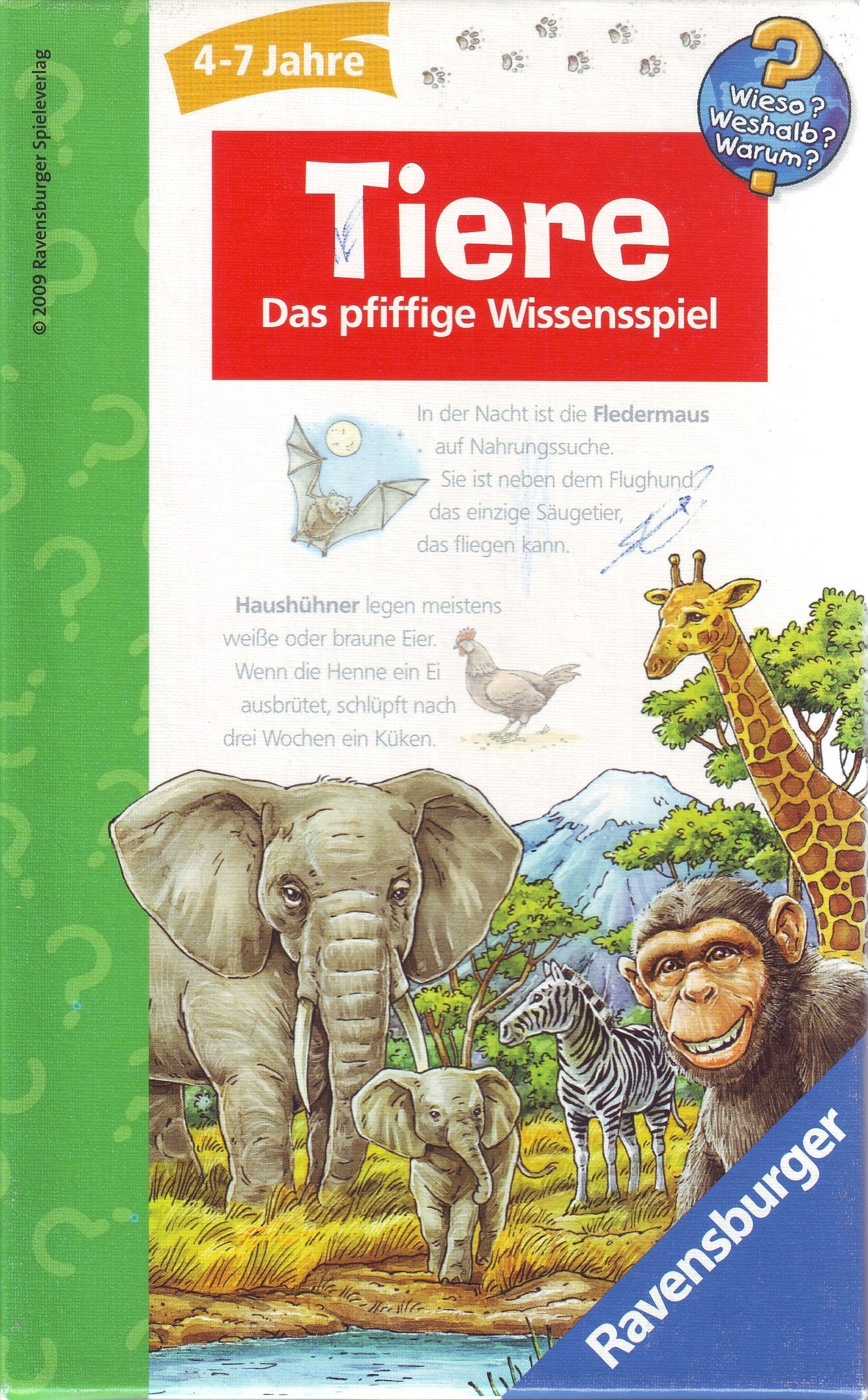 Wieso? Weshalb? Warum? Tiere: Das pfiffige Wissensspiel