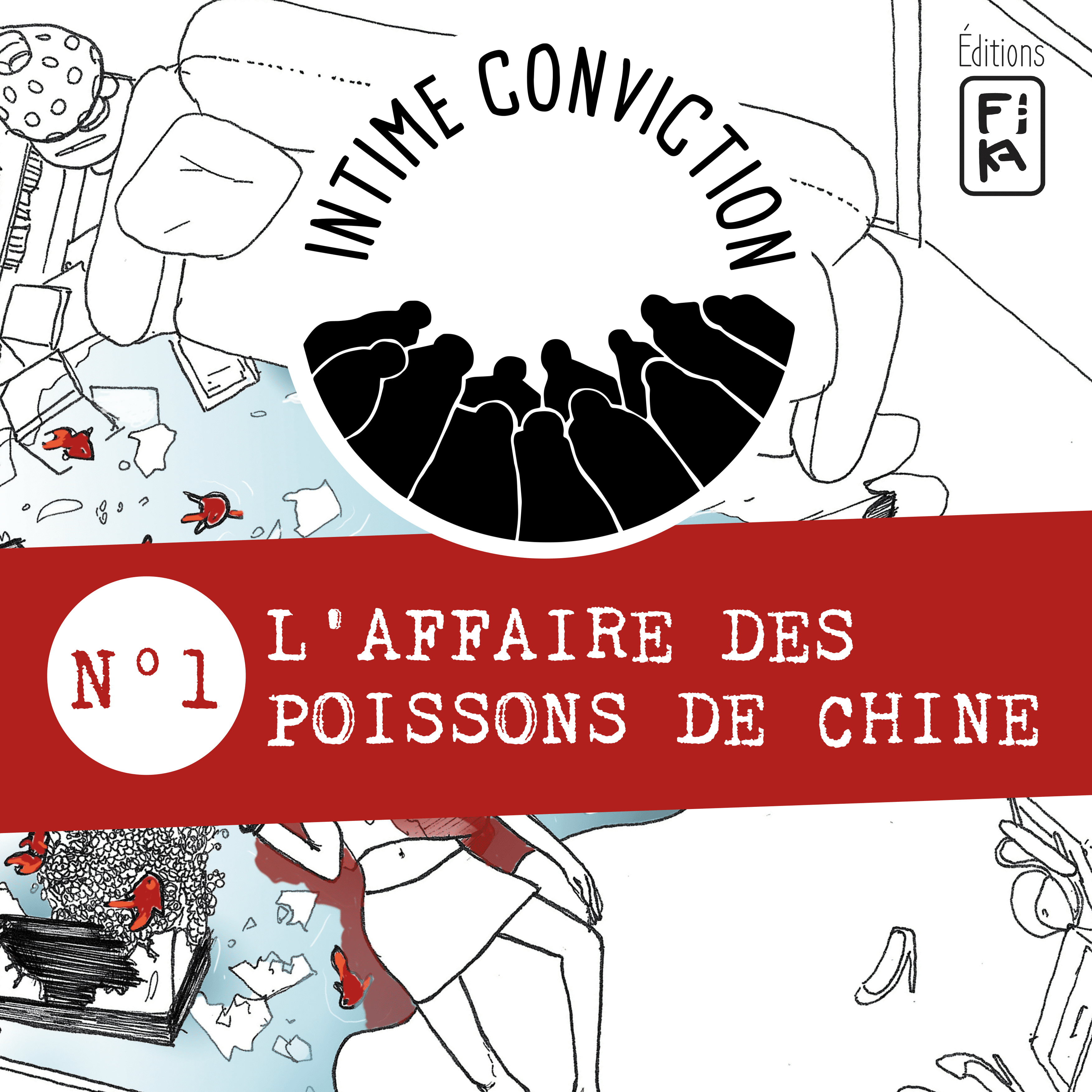 Boîte du jeu Intime Conviction n°1: L'Affaire des Poissons de Chine