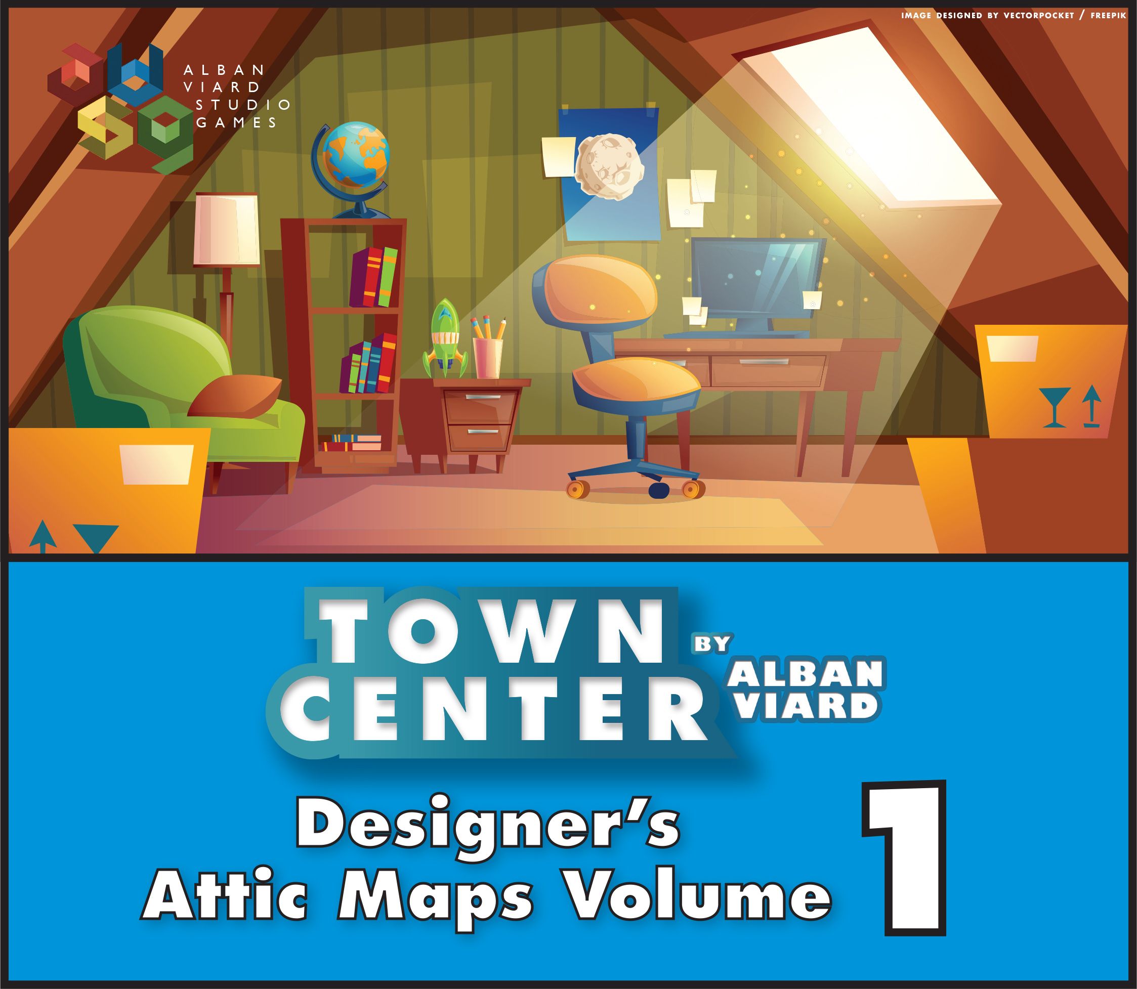 Town Center: Designer's Attic Maps Volume 1