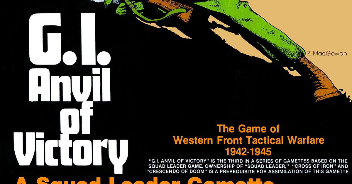 G.I. Anvil of Victory: A Squad Leader Gamette | Board Game 