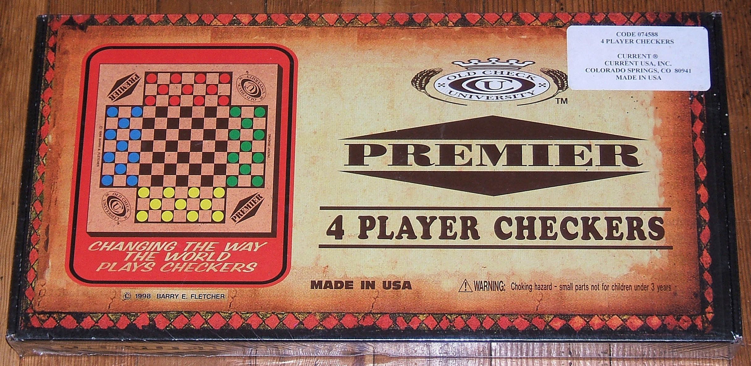 4 Player Checkers cover