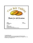 RPG Item: Two Bit Tables: Feasts for all Occasions