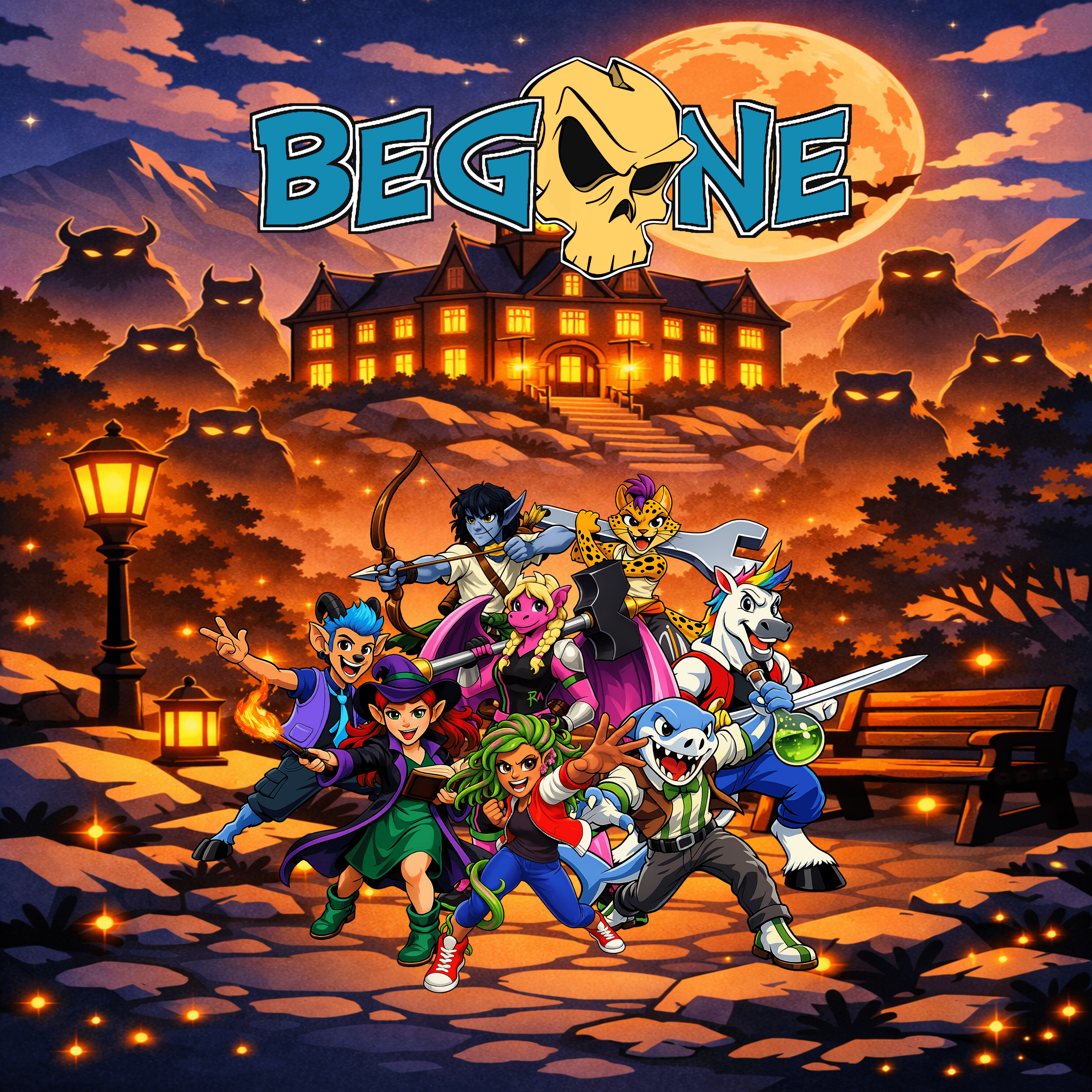 Cover art for Begone