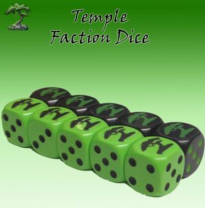 Bushido: Temple of Ro-kan Faction Dice