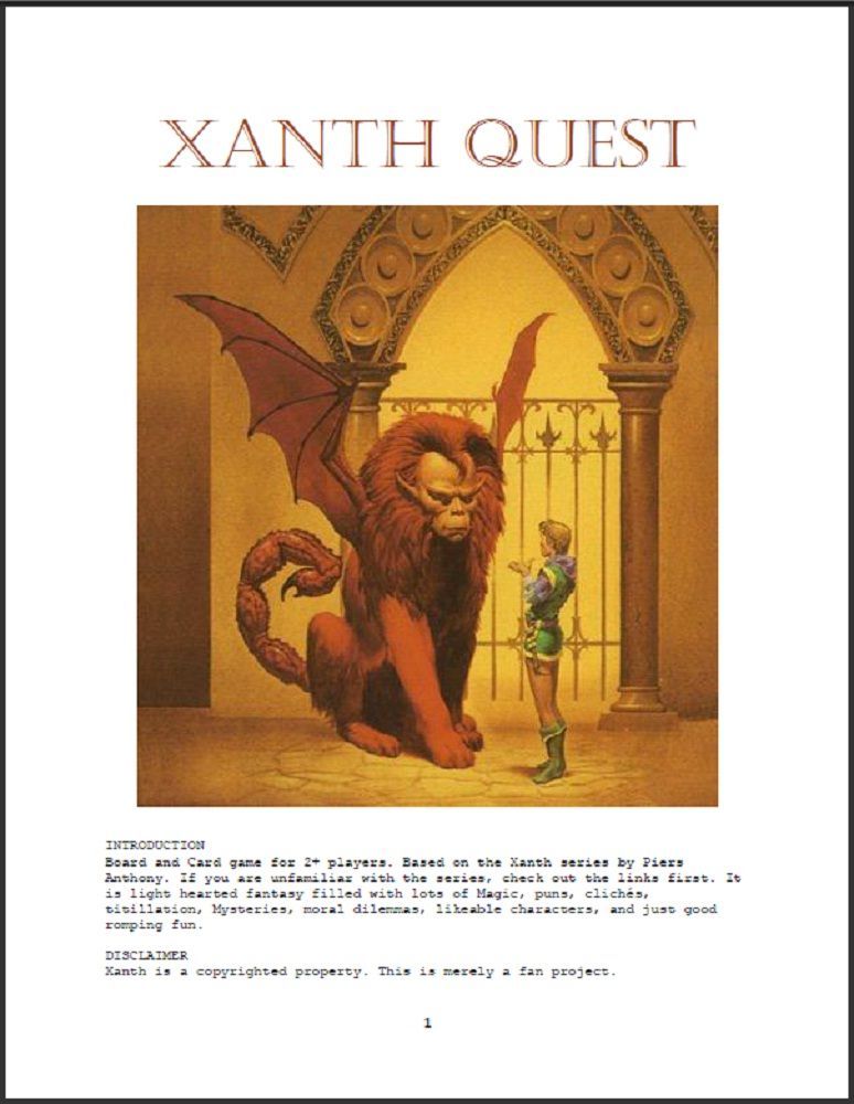 Xanth Quest box art