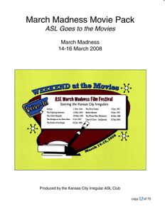 March Madness Movie Pack: ASL Goes to the Movies