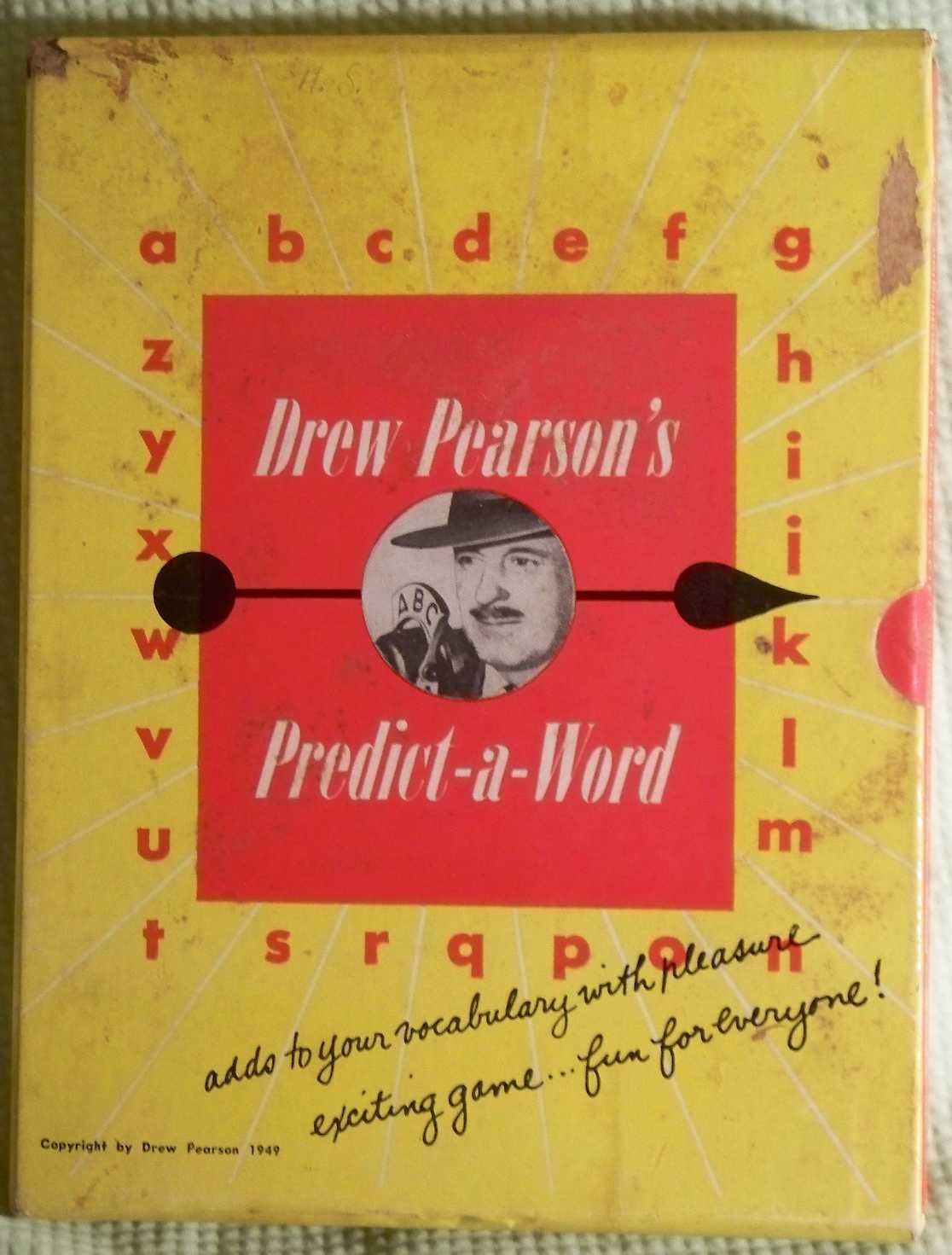 Drew Pearson's Predict-a-Word cover art