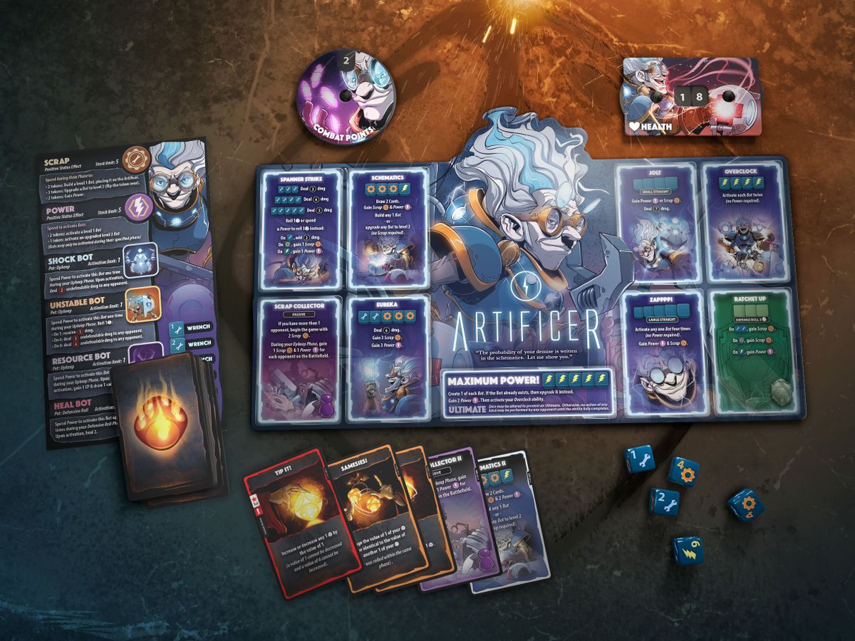 Asset image game Dice Throne: Season Two – Cursed Pirate v. Artificer