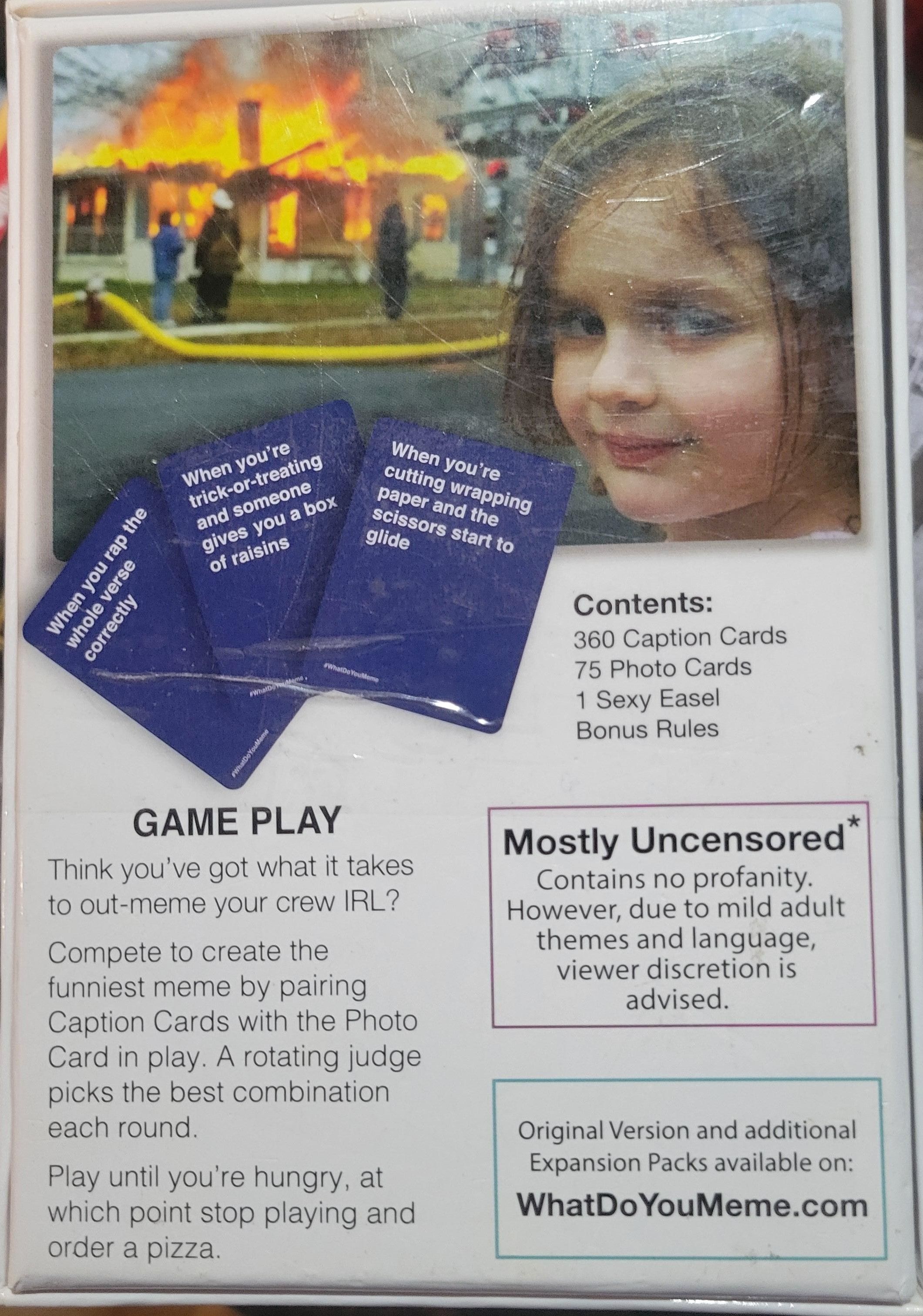 What do you Meme?: Mostly Uncensored | Image | BoardGameGeek