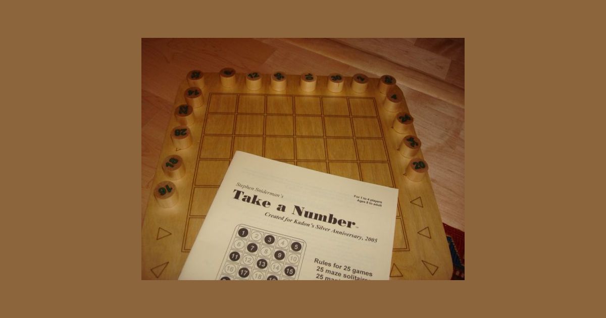 Take a Number Board Game BoardGameGeek