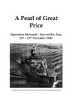 A Pearl of Great Price: Operation Morvarid – Iran strikes Iraq