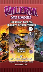 Valeria: Card Kingdoms – Expansion Pack #05: Monster Reinforcements
