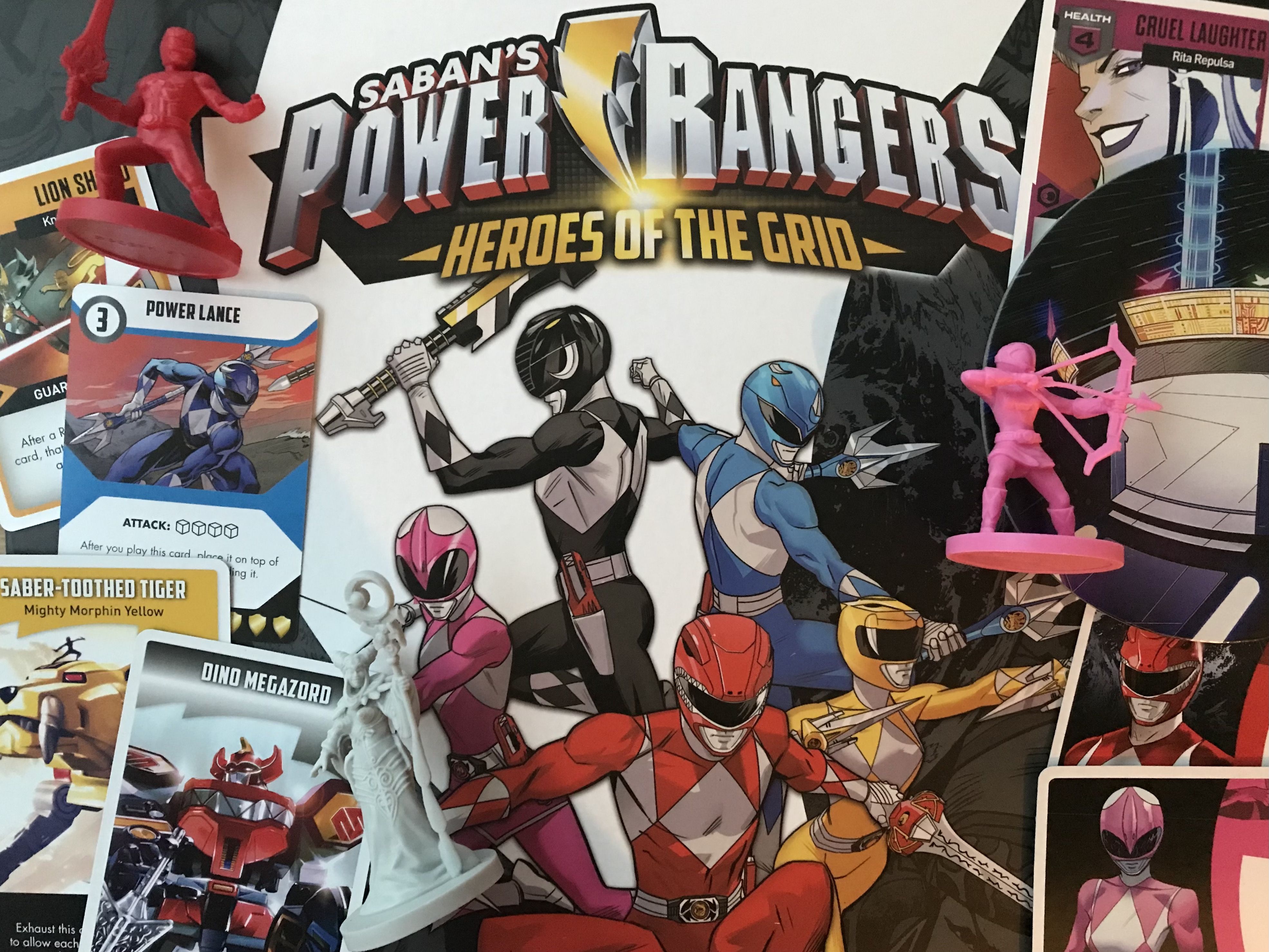 Review - Power Rangers: Heroes of the Grid (Mr. & Ms. Meeple) | Power ...
