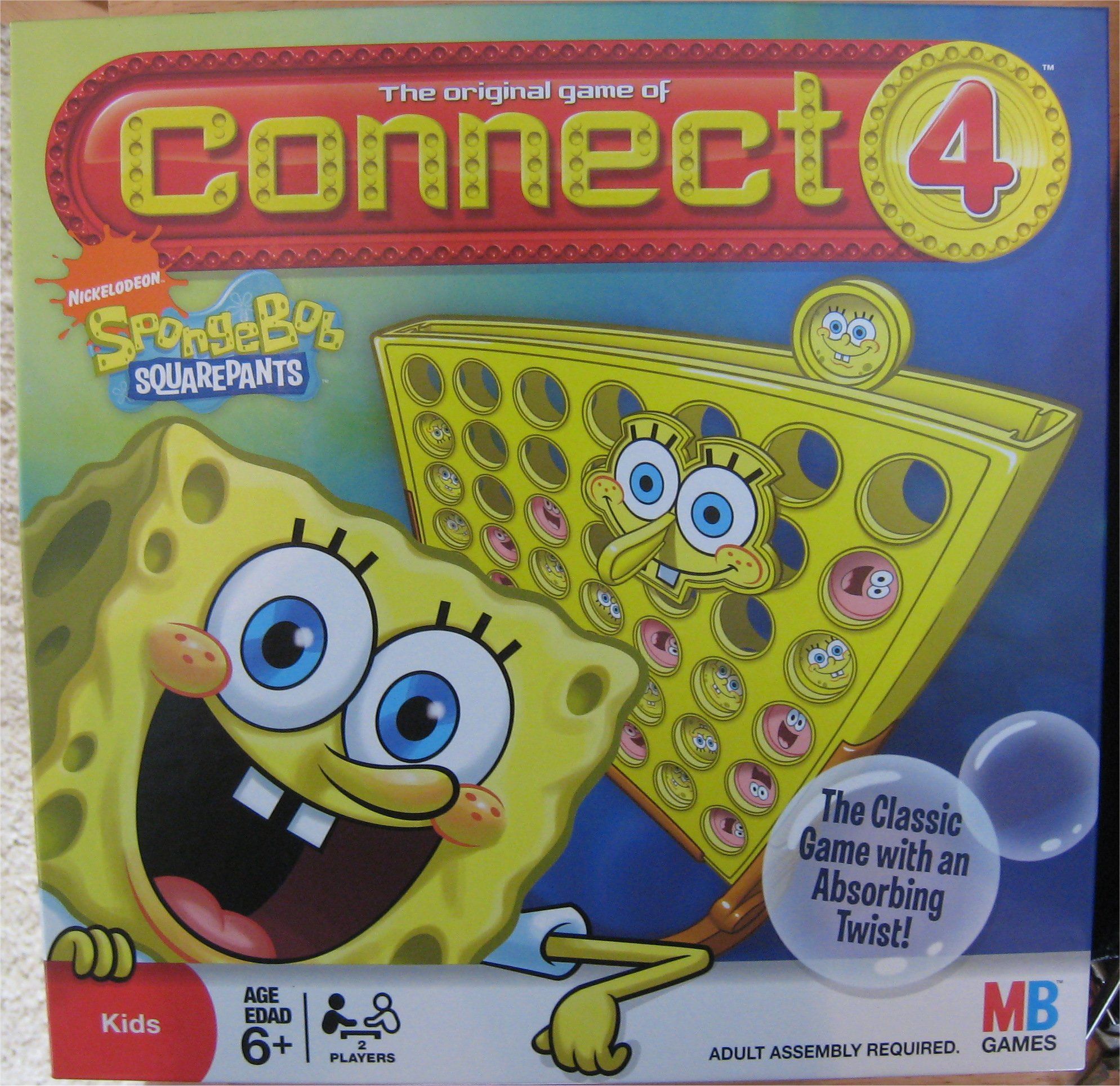 Connect 4 SpongeBob Squarepants cover