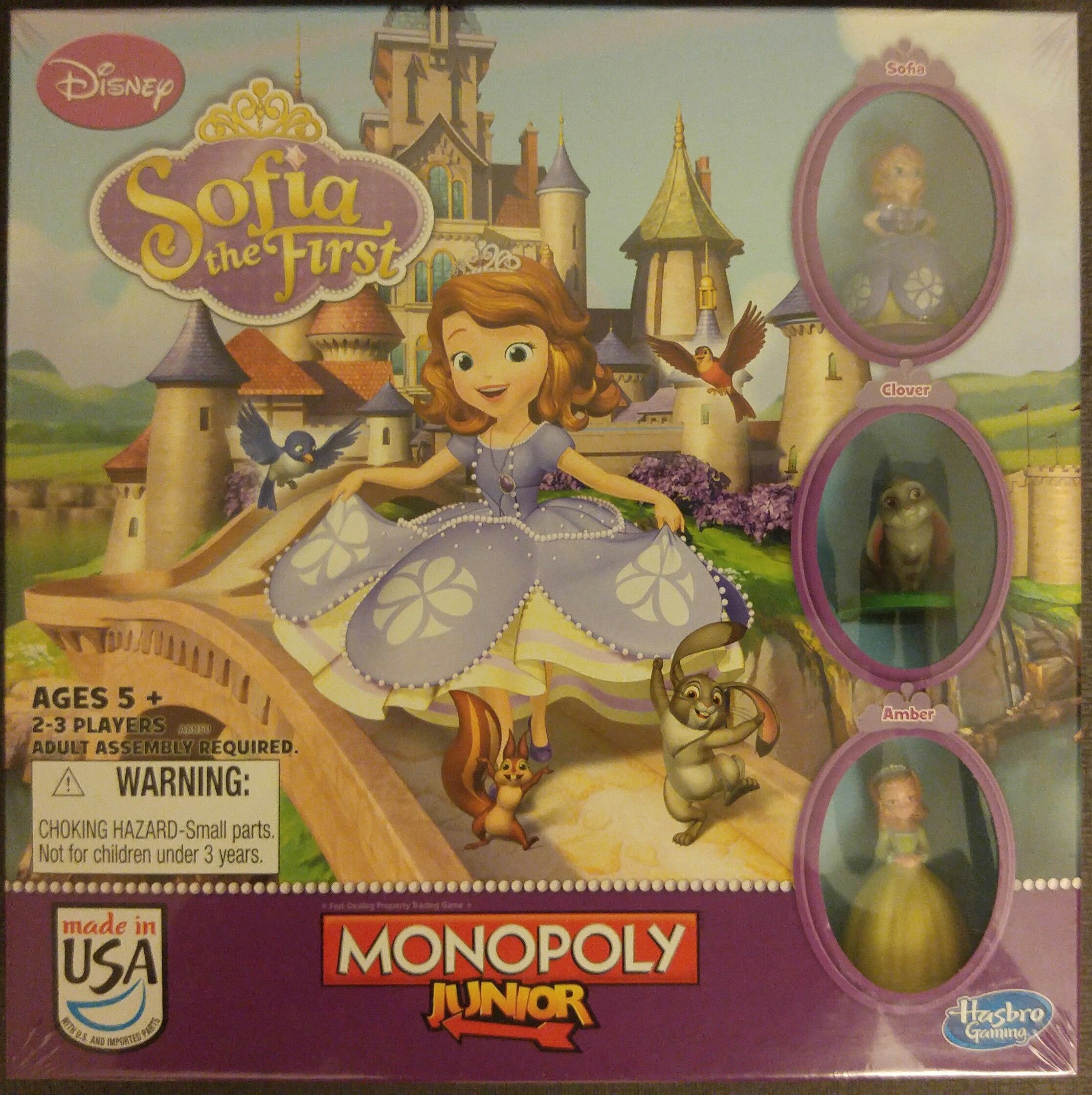 Monopoly Junior: Sofia the first cover art