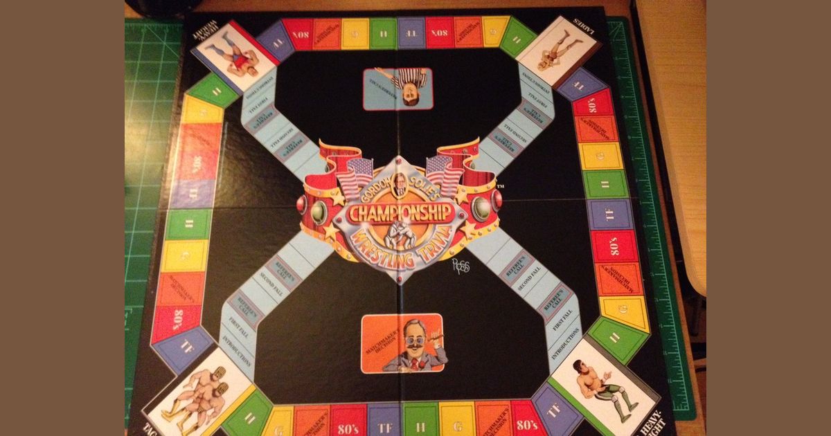 Gordon Solie's Championship Wrestling Trivia Game Board Game