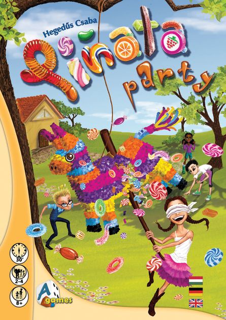 PINATA PARTY Board Game by A-Games 2015 NEW/SEALED/SHIPS FREE/SHIPS INT'L! 
