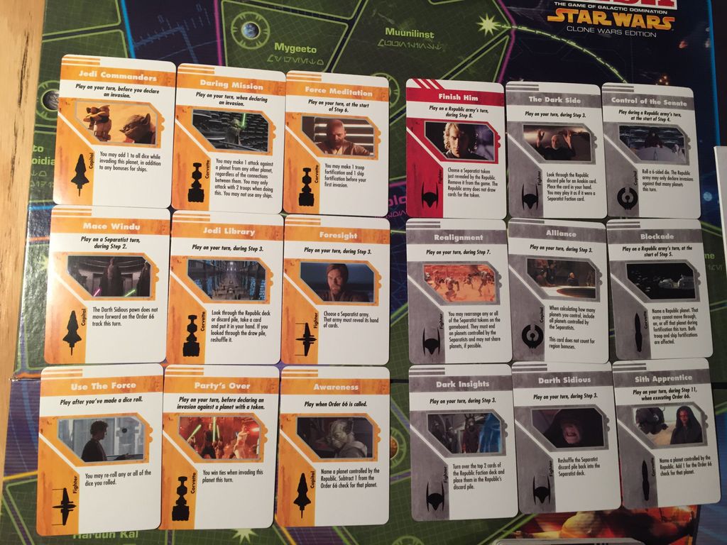 Risk Star Wars The Clone Wars Edition Spare & Replacement Parts Choose Your Part 