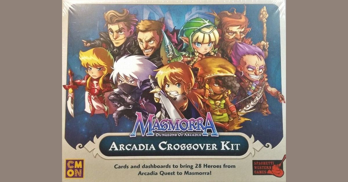 Masmorra Dungeons Of Arcadia Arcadia Crossover Kit Board Game Boardgamegeek