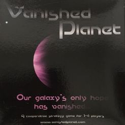 Vanished Planet box art
