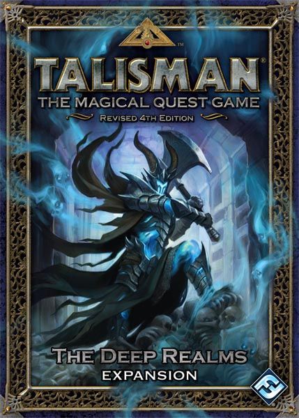 Talisman 4th Ed Revised The Deep Realms Expansion Board Game Fantasy Flight OOP 