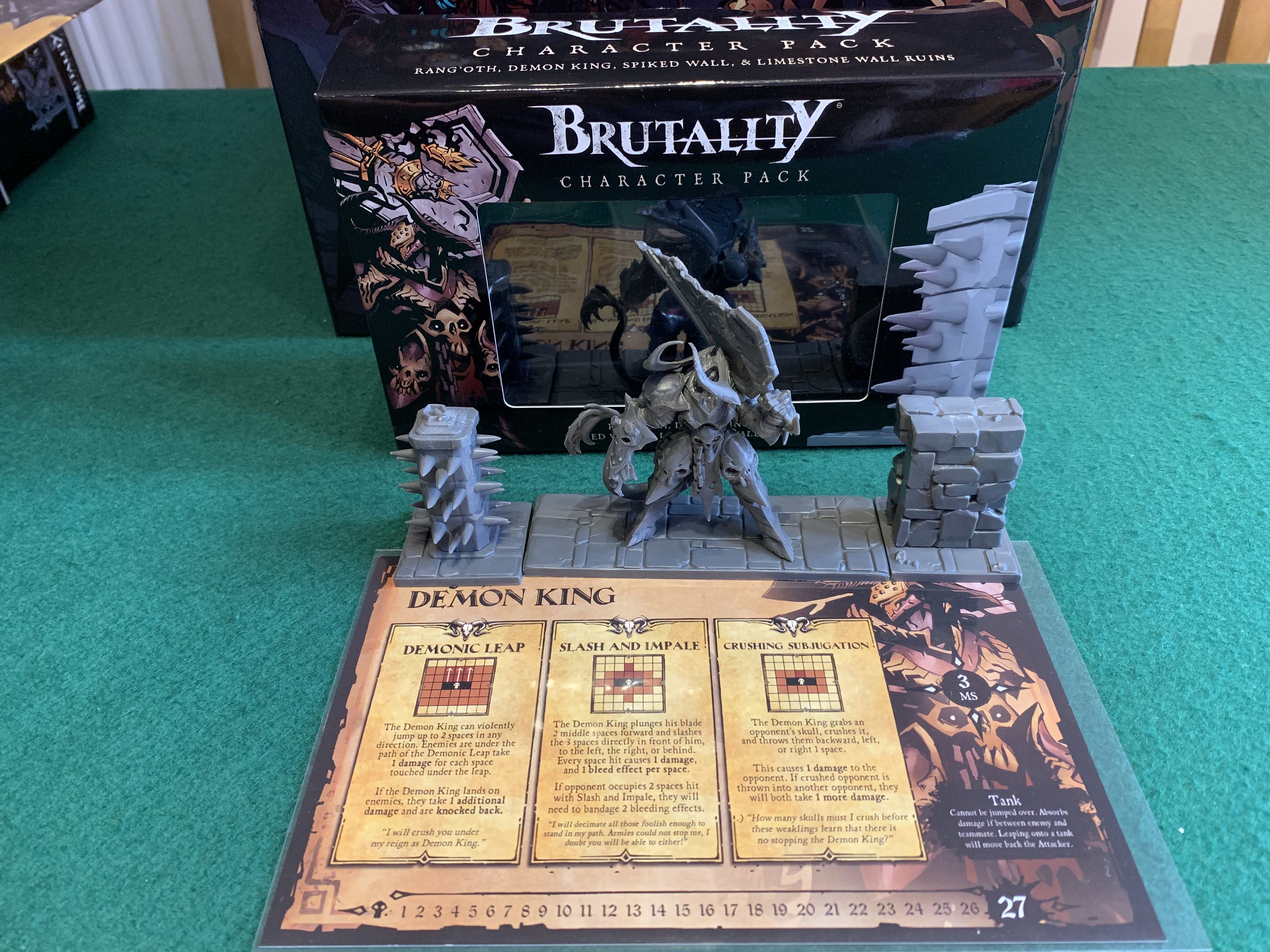 Brutality Character Pack: Rong'oth, Demon King, Spiked wall & Limestone wall ruins
