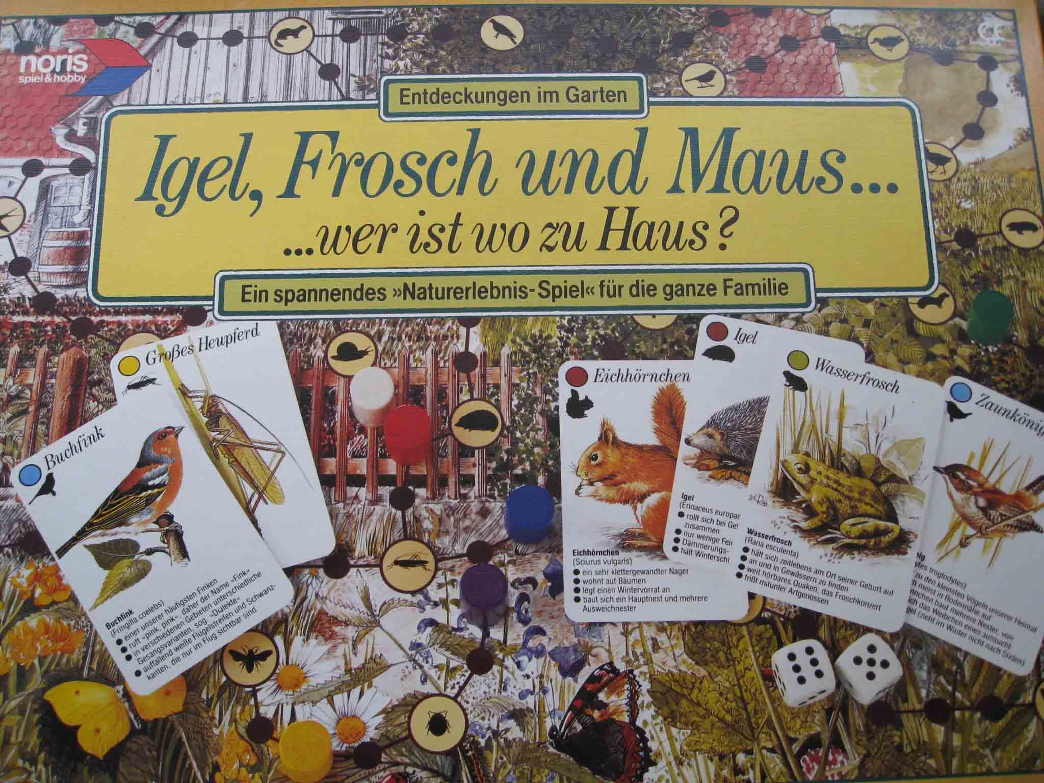 Igel, Frosch und Maus...